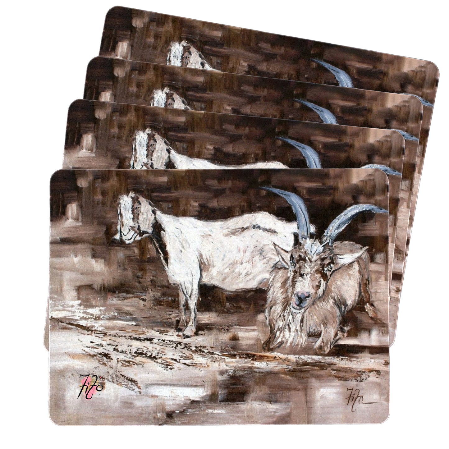 Old Goats Placemats by Fifo