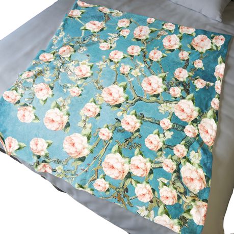 Floral Blossoms Light Weight Fleece Blanket By Mark van Vuuren