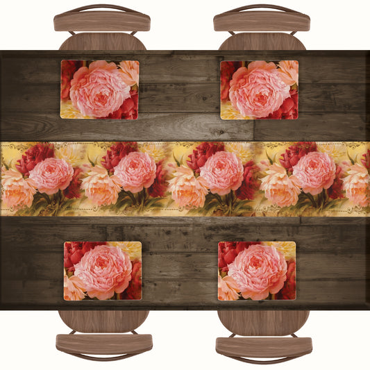 Floral Bouquets Runner and Placemats Combo