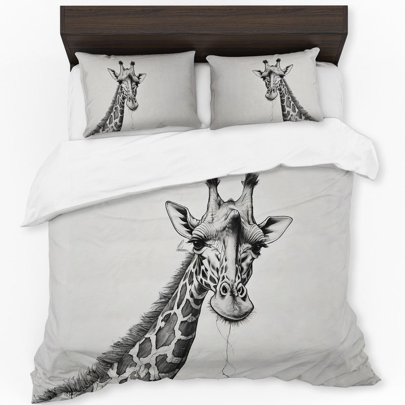 Giraffe Unraveling by Nathan Pieterse Duvet Cover Set