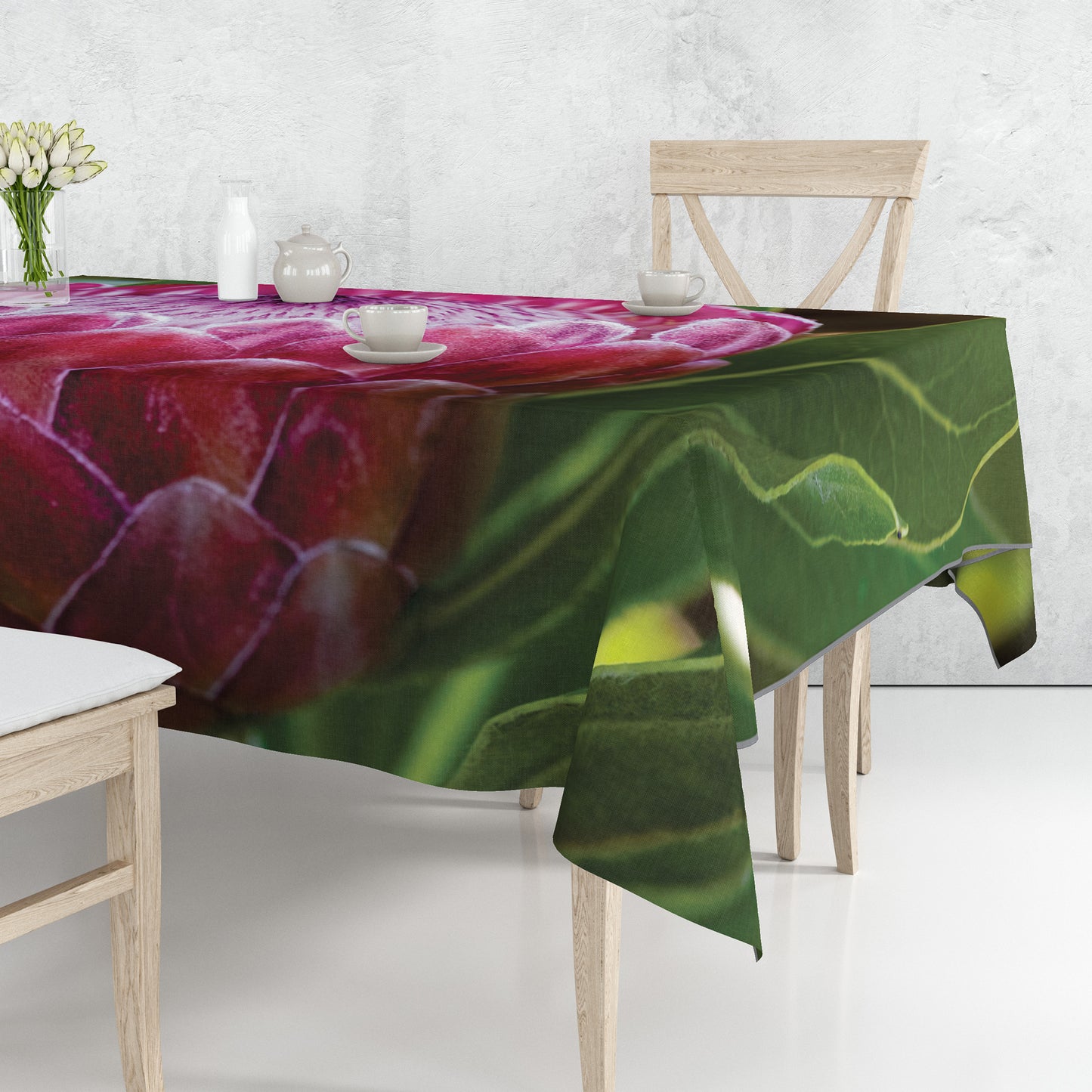 Glorious Protea Rectangle Tablecloth