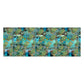Golden Leaf Turquoise Pattern Decoupage Drum Cover