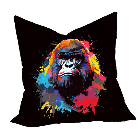 Bright Gorilla On Black Luxury Scatter