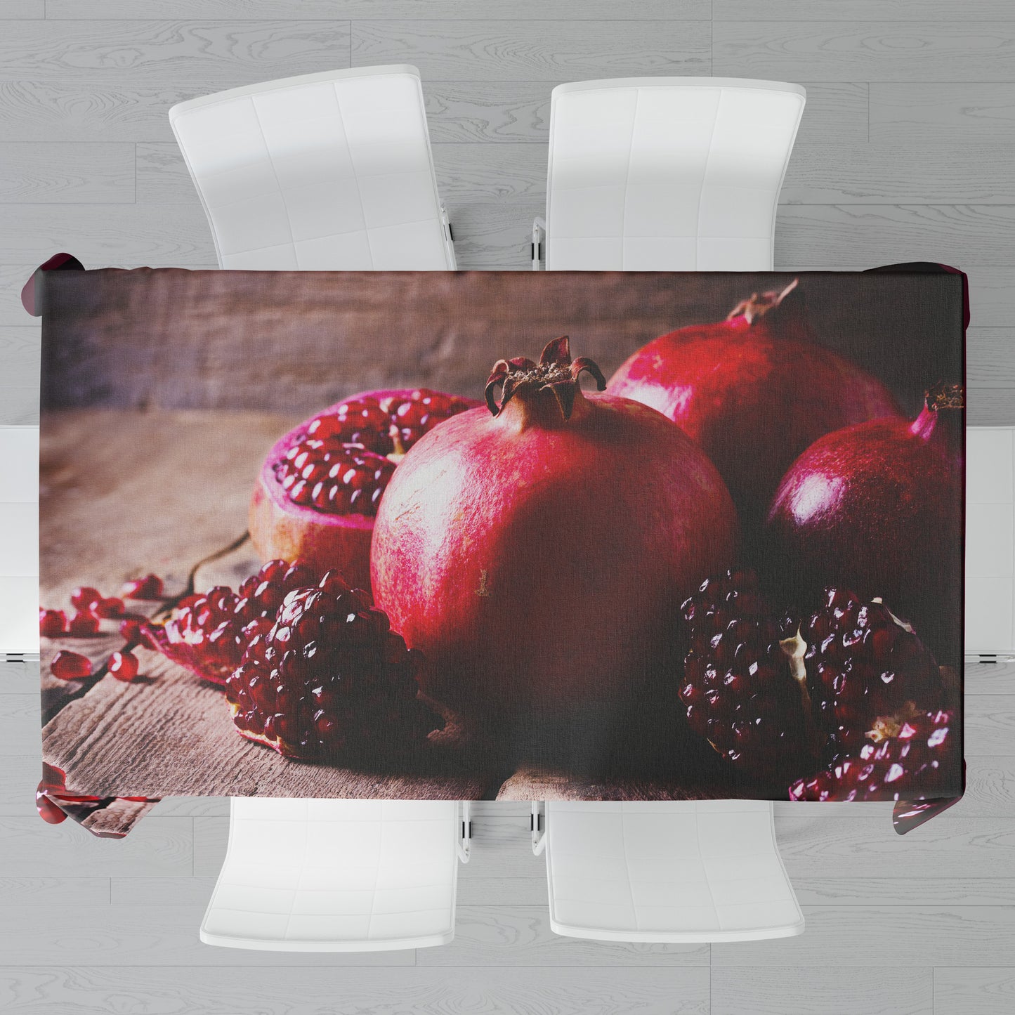 Pomegranates Rectangle Tablecloth