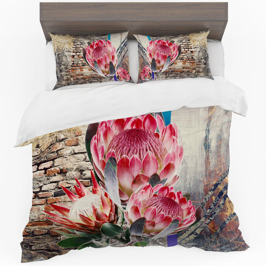 Grunge Proteas Duvet Cover Set