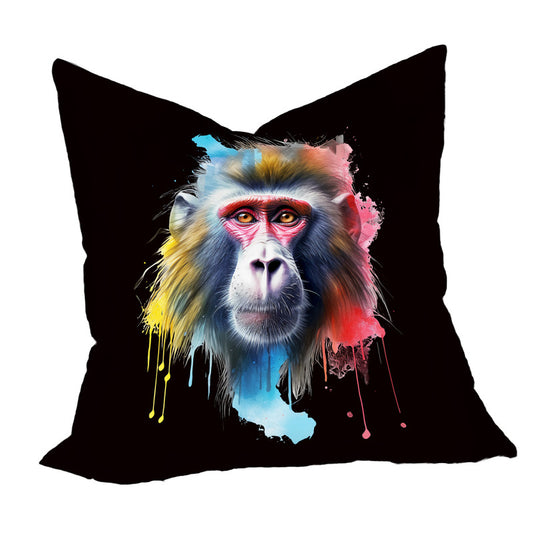 Bright Monkey on Black Luxury Scatter