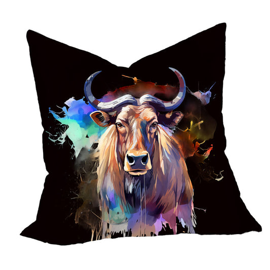 Bright Buffalo On Black Luxury Scatter