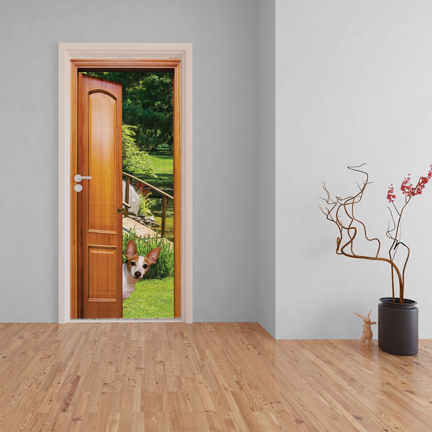 Jack Russell Decoupage 800mm x 2000mm (Door)
