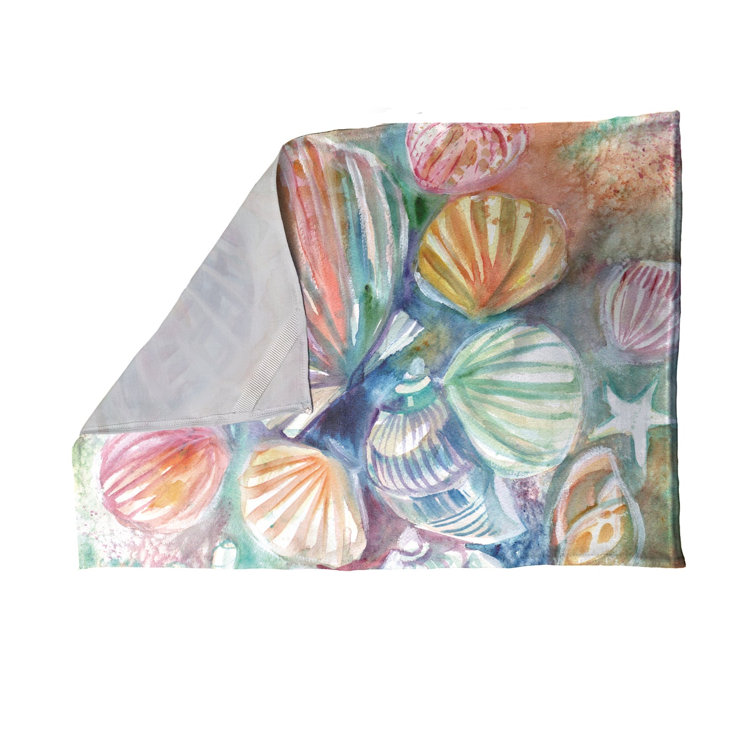 Seashells By Kristin Van Lieshout Tea Towel