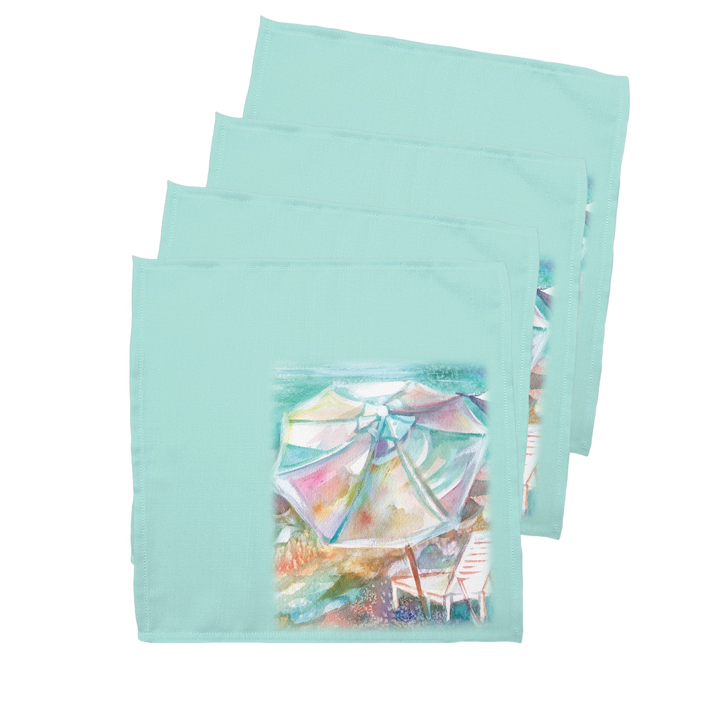 Beach Umbrella Napkins by Kristin van Lieshout