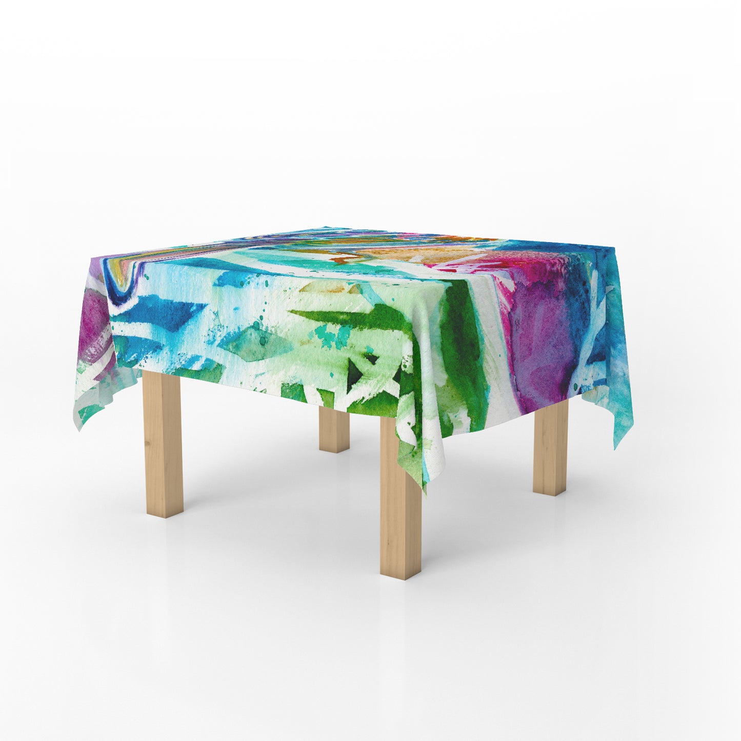 Colourful Joy Square Tablecloth By Kristin Van Lieshout