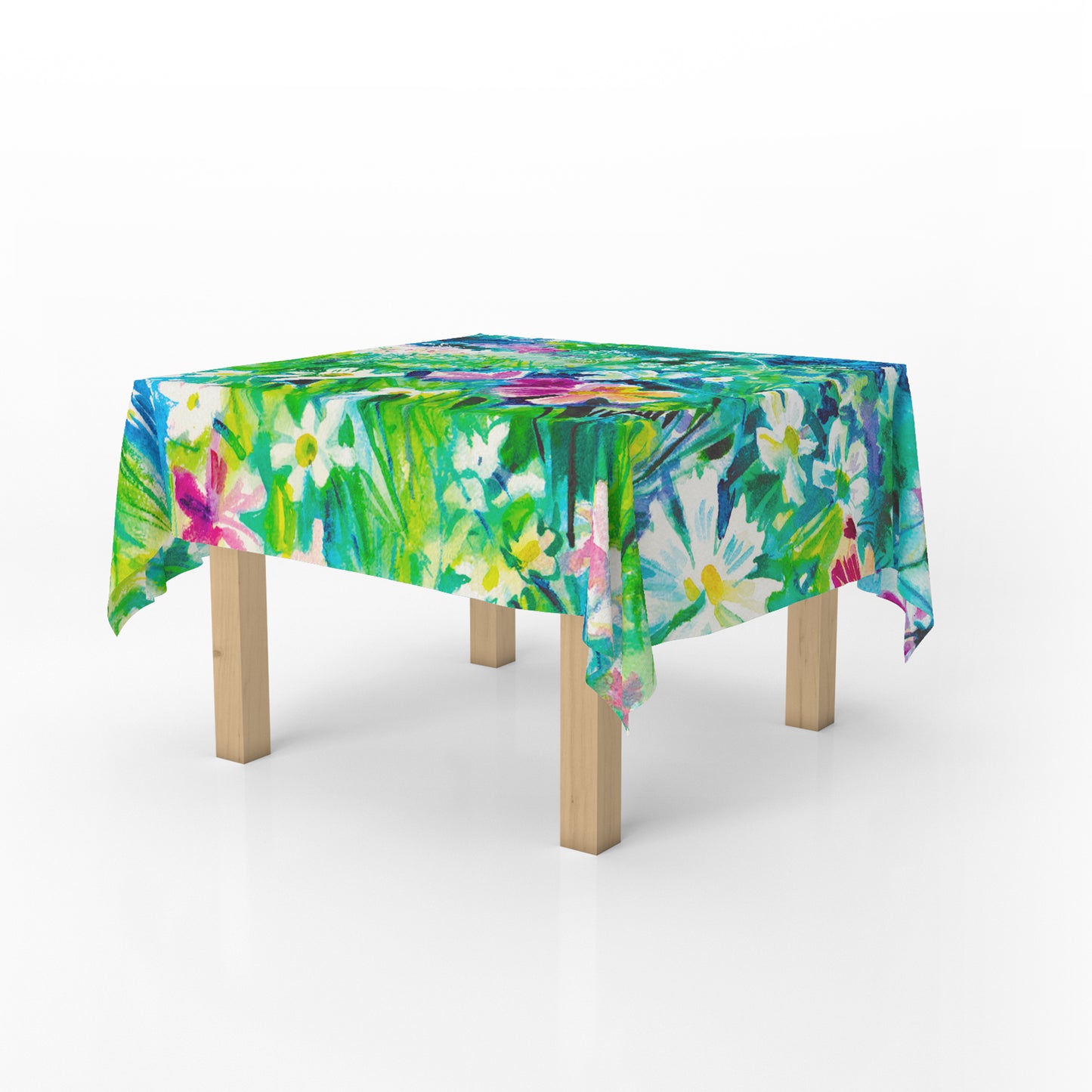 Joyful Square Tablecloth By Kristin Van Lieshout