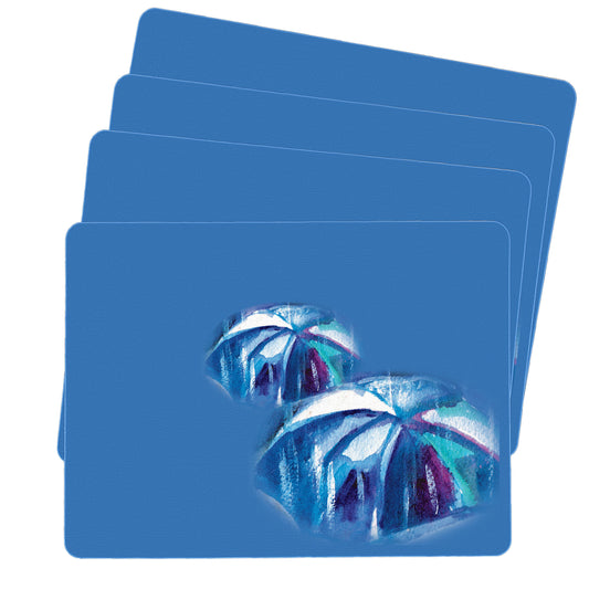 Umbrellas Placemats by Kristin Van Lieshout
