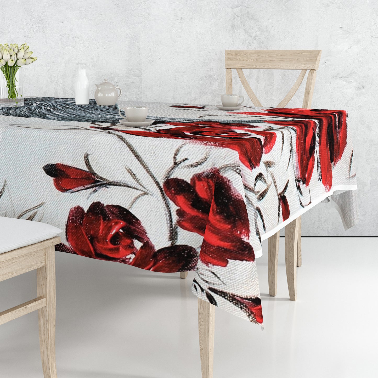 Winged Heart Rectangle Tablecloth By Lanie’s Art
