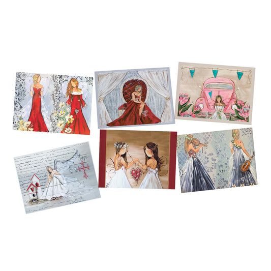 Decoupage Transfers - Mix of Ladies A4 or A5 by Lanie's Art