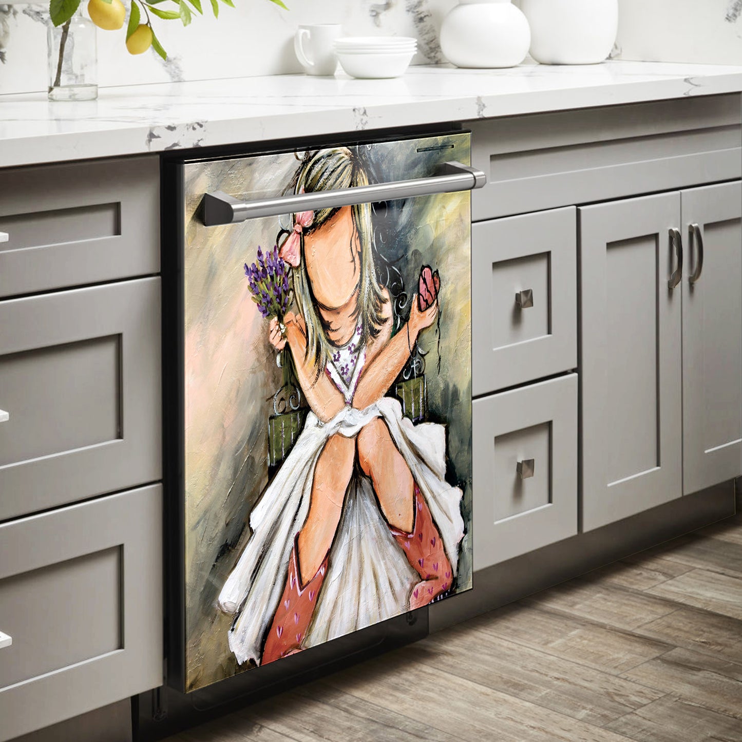 Decoupage -Wonder and Fascination 1m x 1m By Lanie’s Art