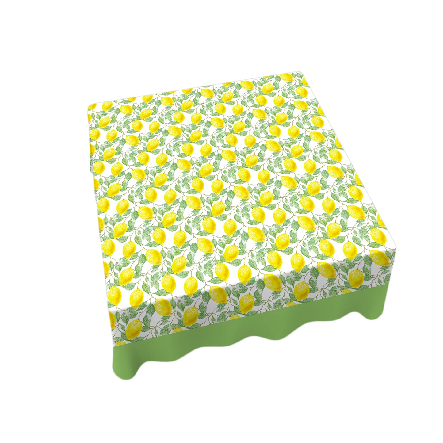 Lemon Pattern Square Tablecloth