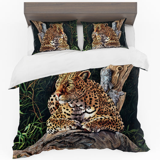 Leopard Duvet Cover Set by Delene Lambert