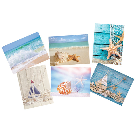 Decoupage Tear Resistant Transfers - Lets Go to the Beach A4
