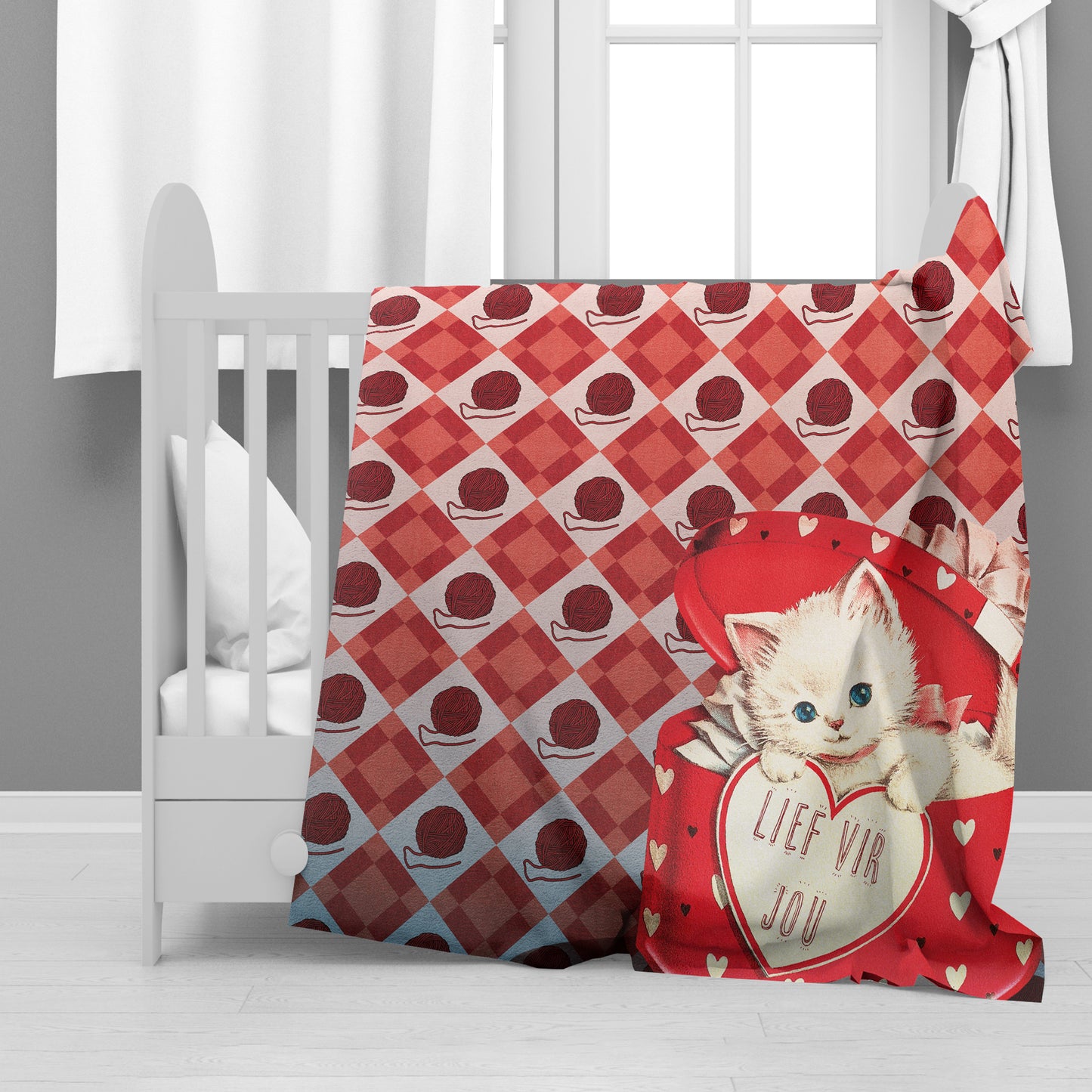 Cute Kitty Minky Blanket