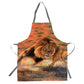 Lion Medium Length Apron by Delene Lambert