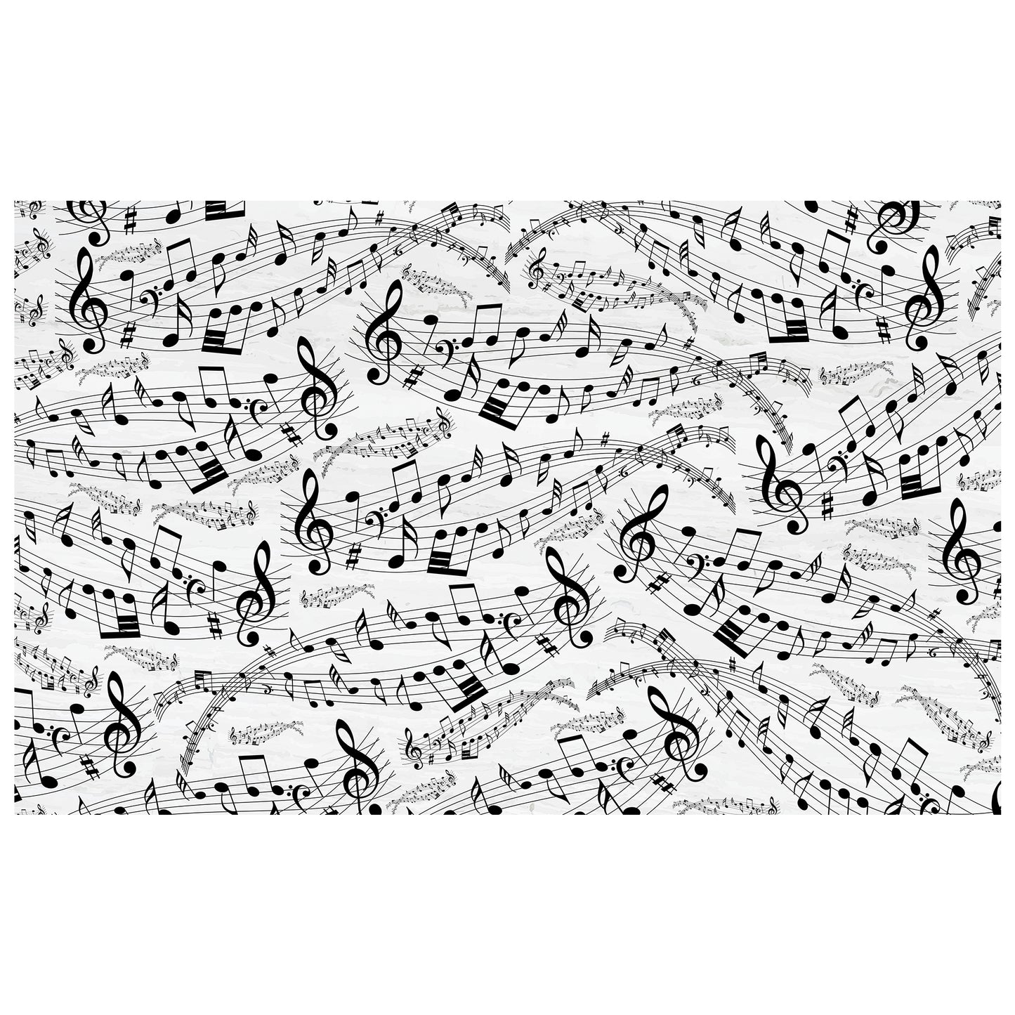Music Notes Rectangle Tablecloth By Mark Van Vuuren