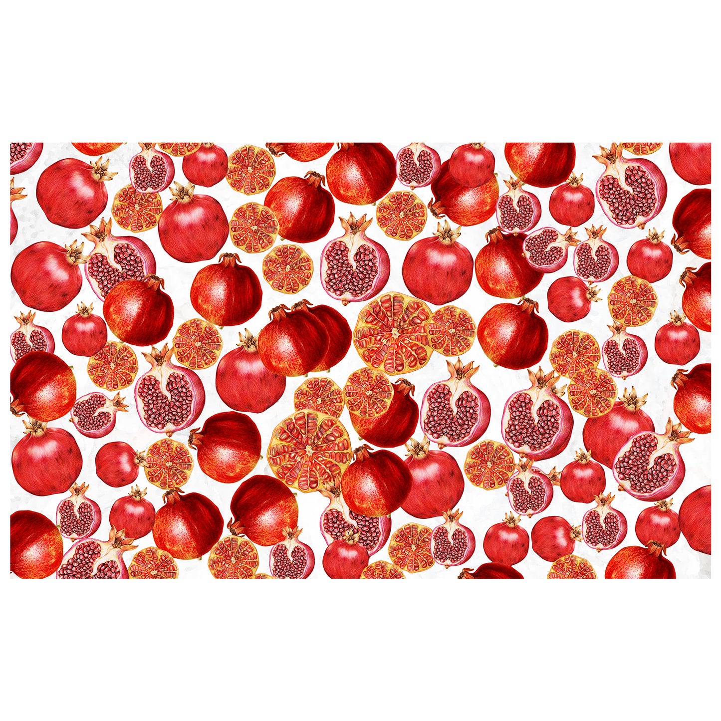 Pomegranate Rectangle Tablecloth By Mark Van Vuuren