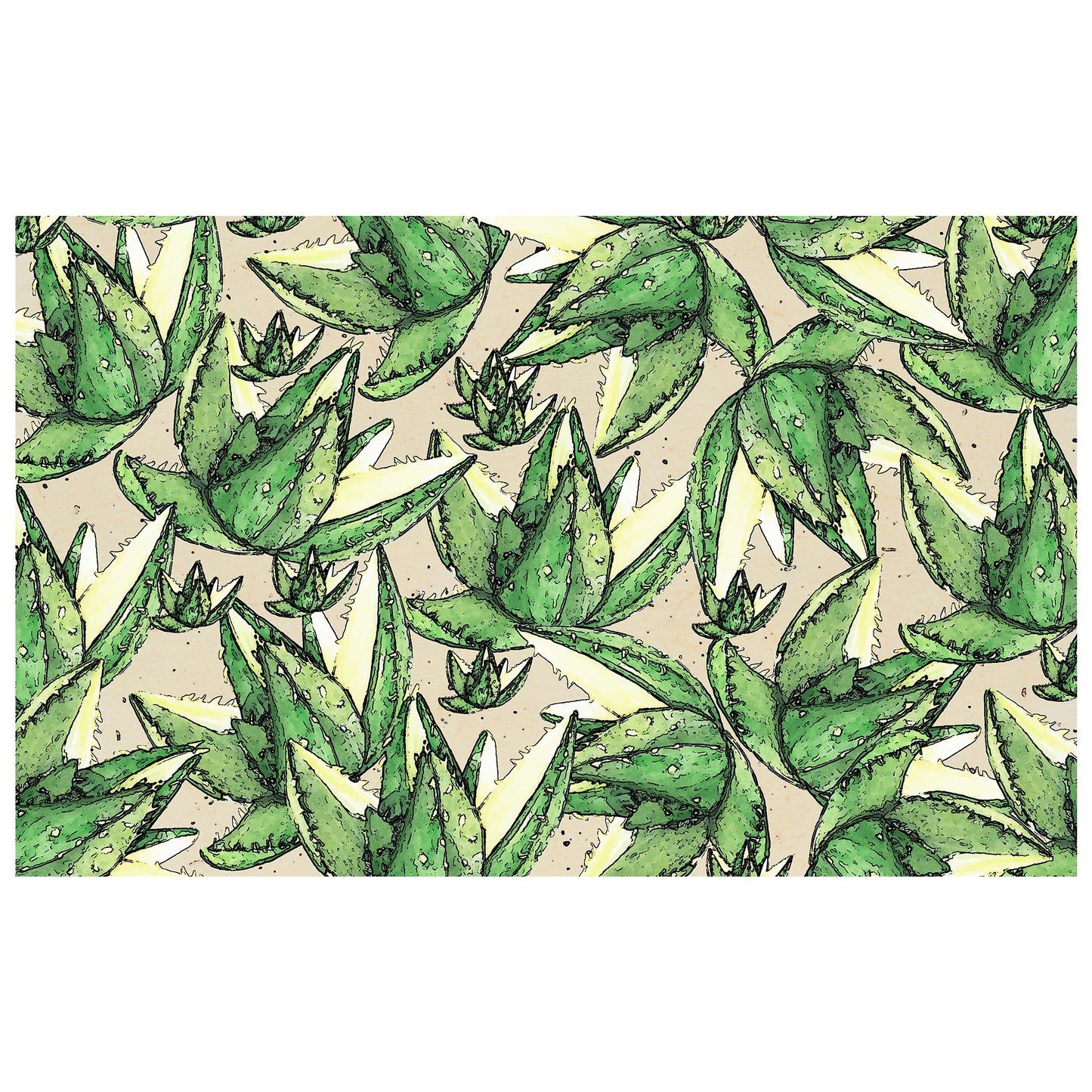 Succulent Rectangle Tablecloth By Mark Van Vuuren