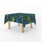 Blue Wood Vines Square Tablecloth By Mark Van Vuuren