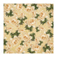 Peach Flower Pattern Square Tablecloth By Mark van Vuuren
