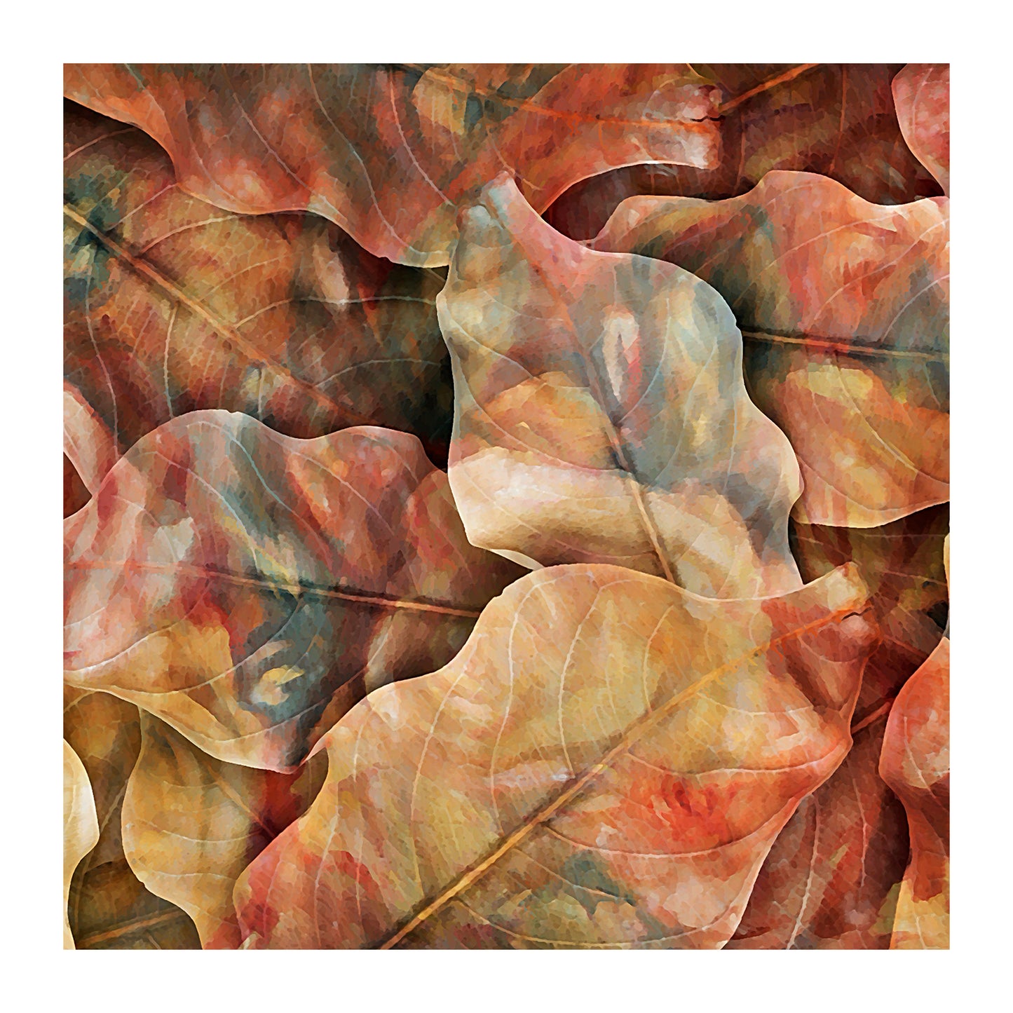 Autumn Leaves Square Tablecloth By Mark Van Vuuren