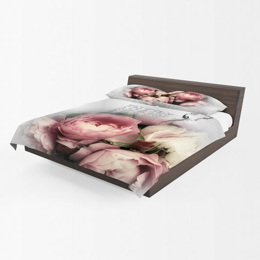 Misty Roses Duvet Cover Set