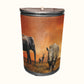 Mix Of Animals Decoupage Drum Cover