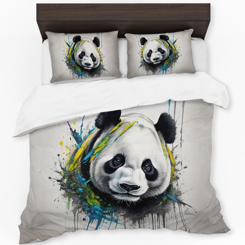 Ailuropoda By Nathan Pieterse Duvet Cover Set