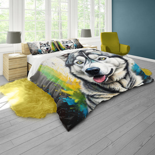 Husky Pride By Nathan Pieterse Duvet Cover Set