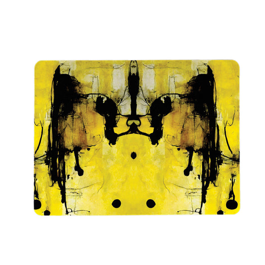 Yellow Abstract Mouse Pad By Nathan Pieterse