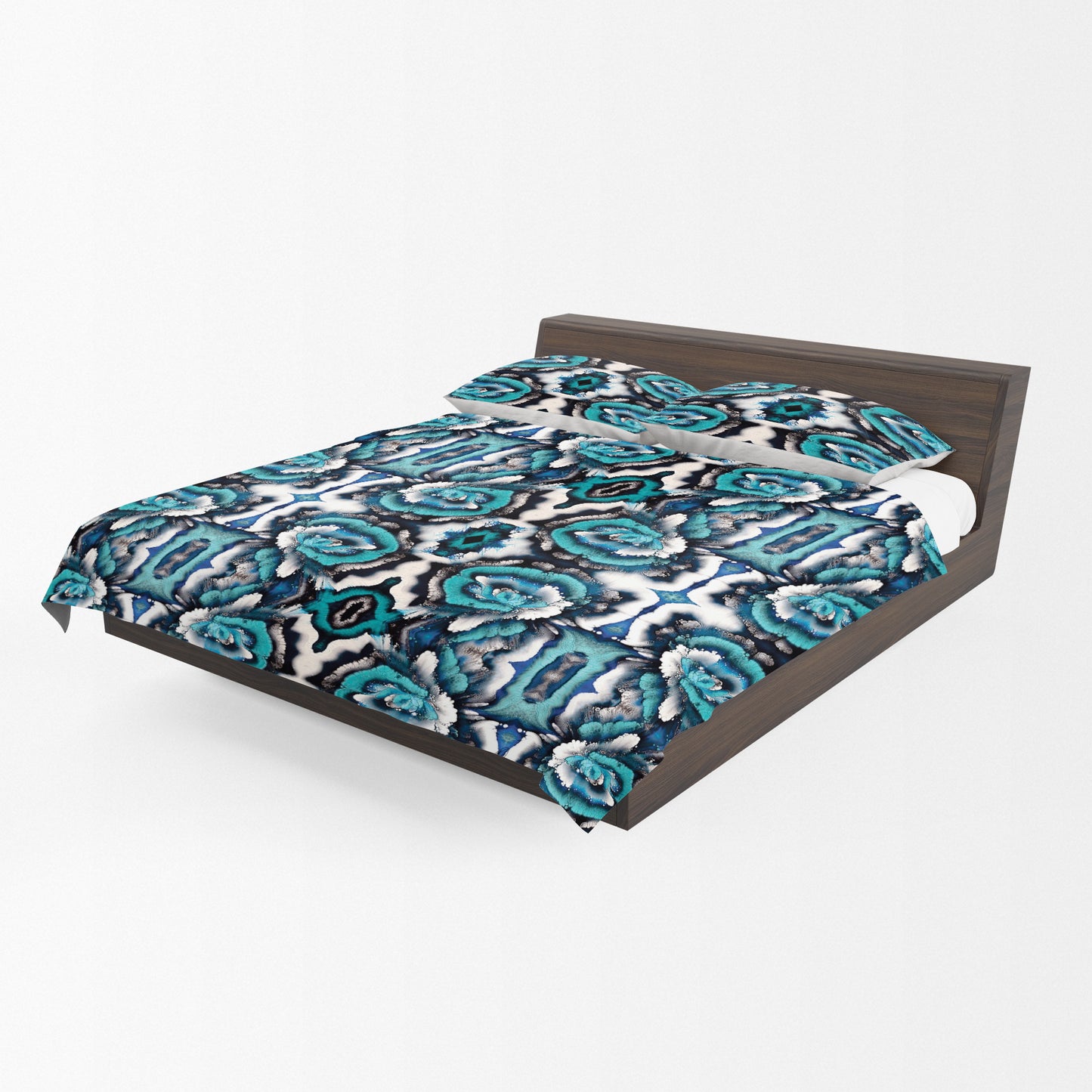 Blue Collision By Nathan Pieterse Duvet Cover Set