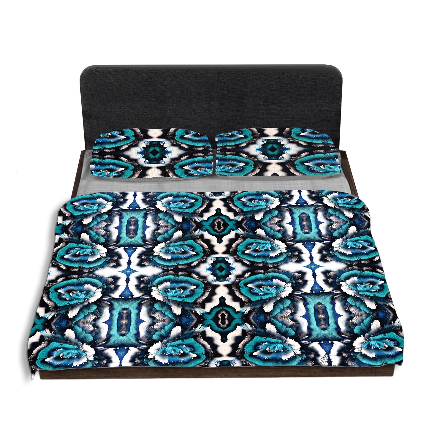 Blue Collision By Nathan Pieterse Duvet Cover Set