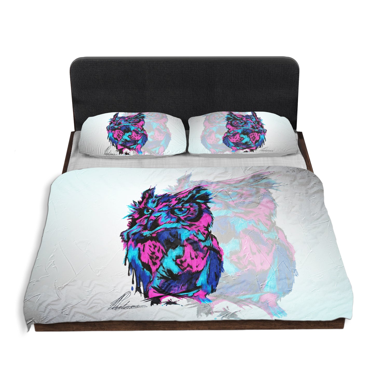 Bright Owl By Nathan Pieterse Duvet Cover Set
