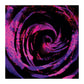 Purple Pink Rose Square Tablecloth