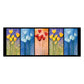 Painted Flowers Decoupage Drum Cover