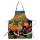 Painted Fruit Medium Length Apron