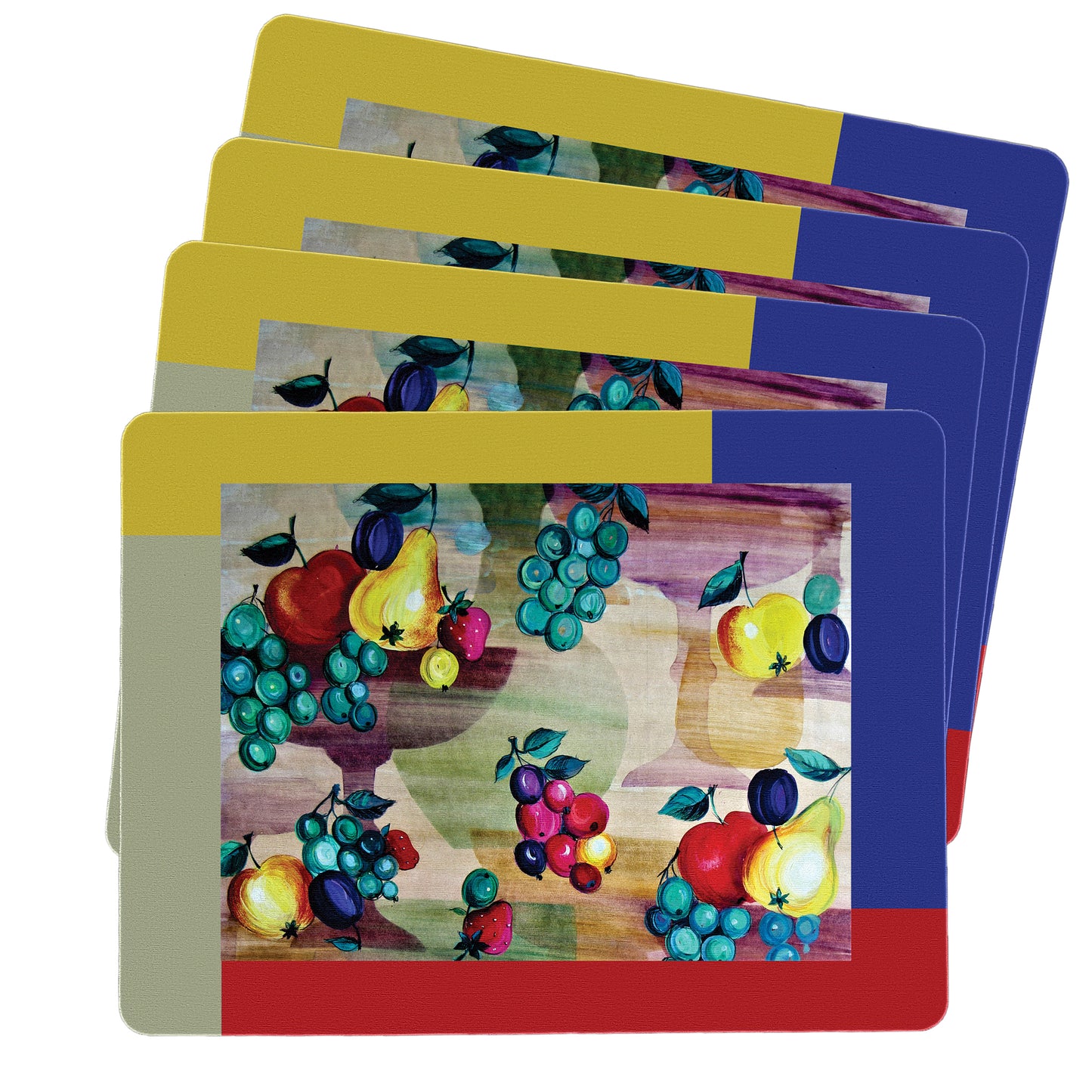 Painted Fruit Placemats