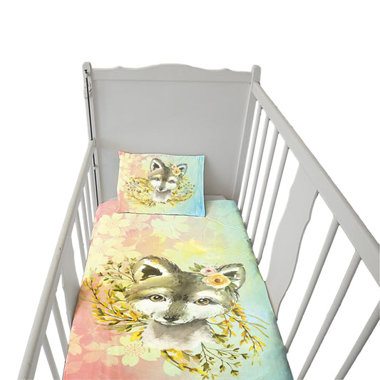 Baby Wolf Cot Set Combo