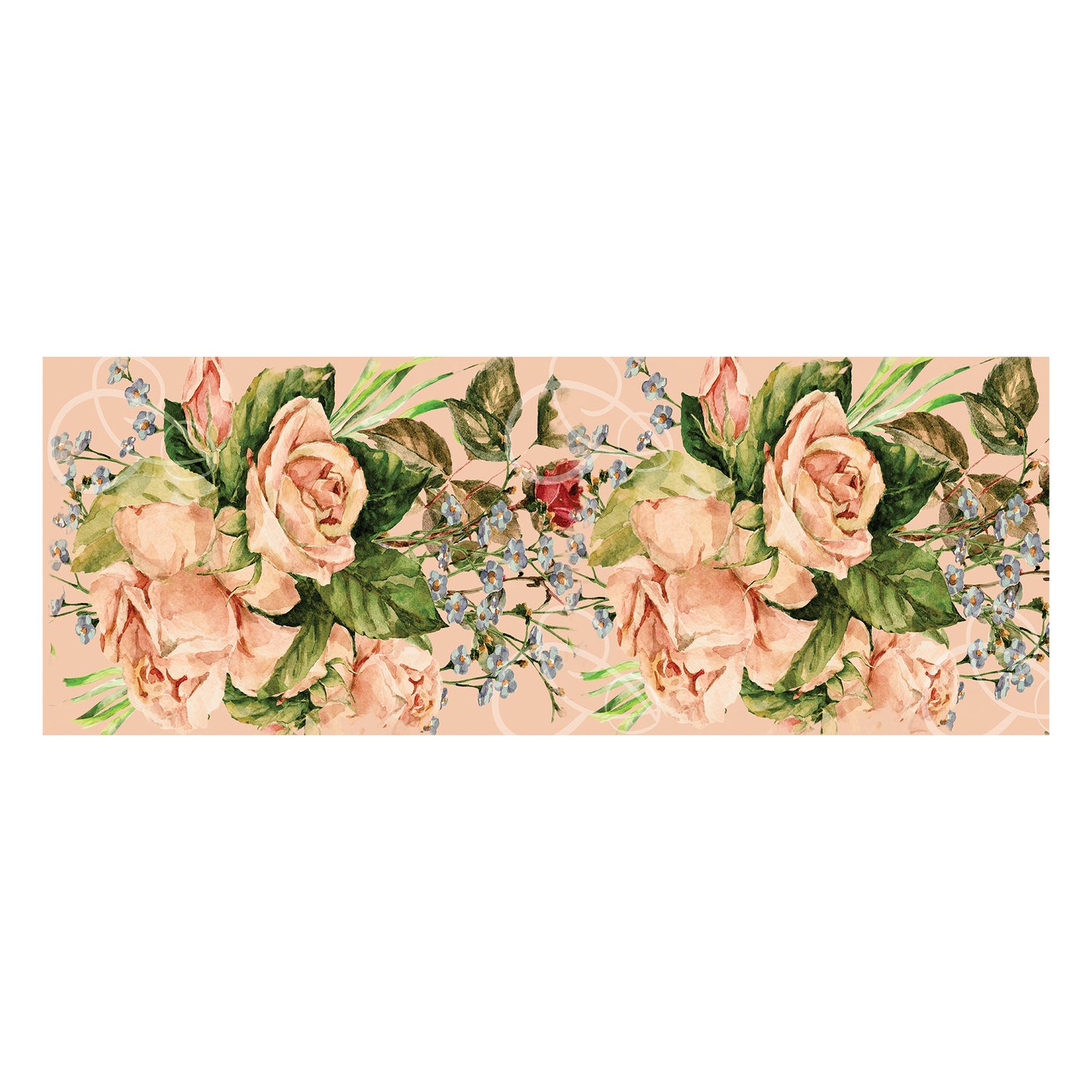 Oil Painted Fruit Basket Decoupage Drum Cover