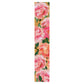 Pink and Peach Water Painted Peonies Table Runner By Mark van Vuuren