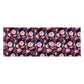 Pink Floral Pattern Decoupage Drum Cover