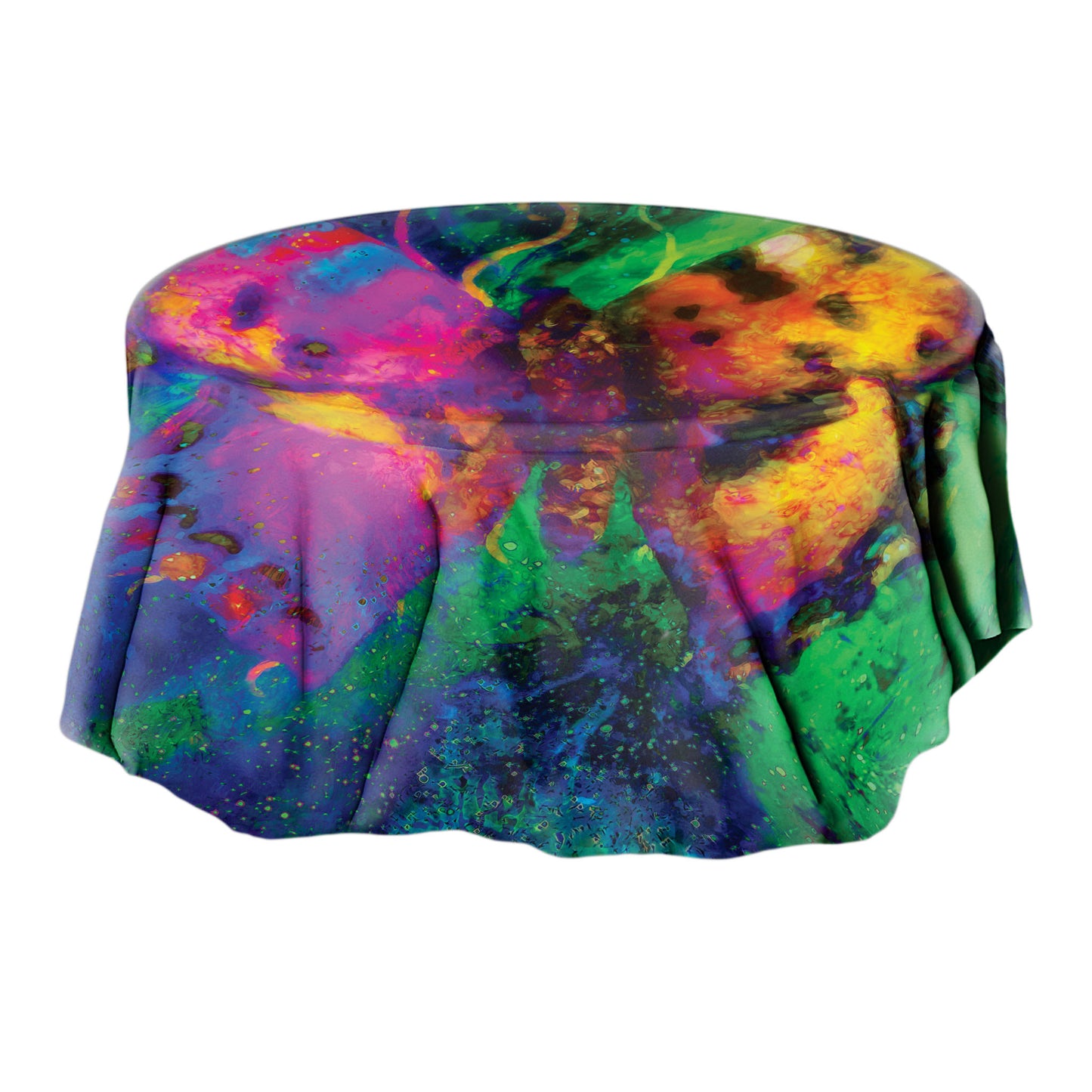Psychedelic Butterfly Round Tablecloth