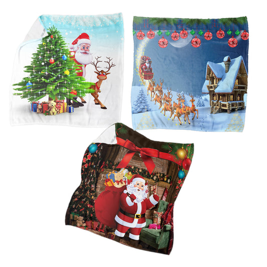 Santa Clause Christmas Dish Towels