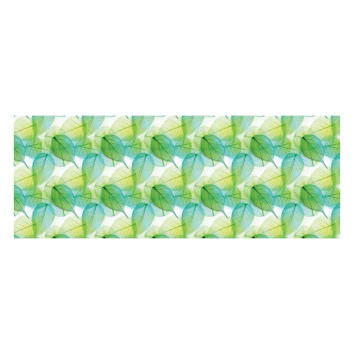 Soft Green Leaves Decoupage Drum Cover